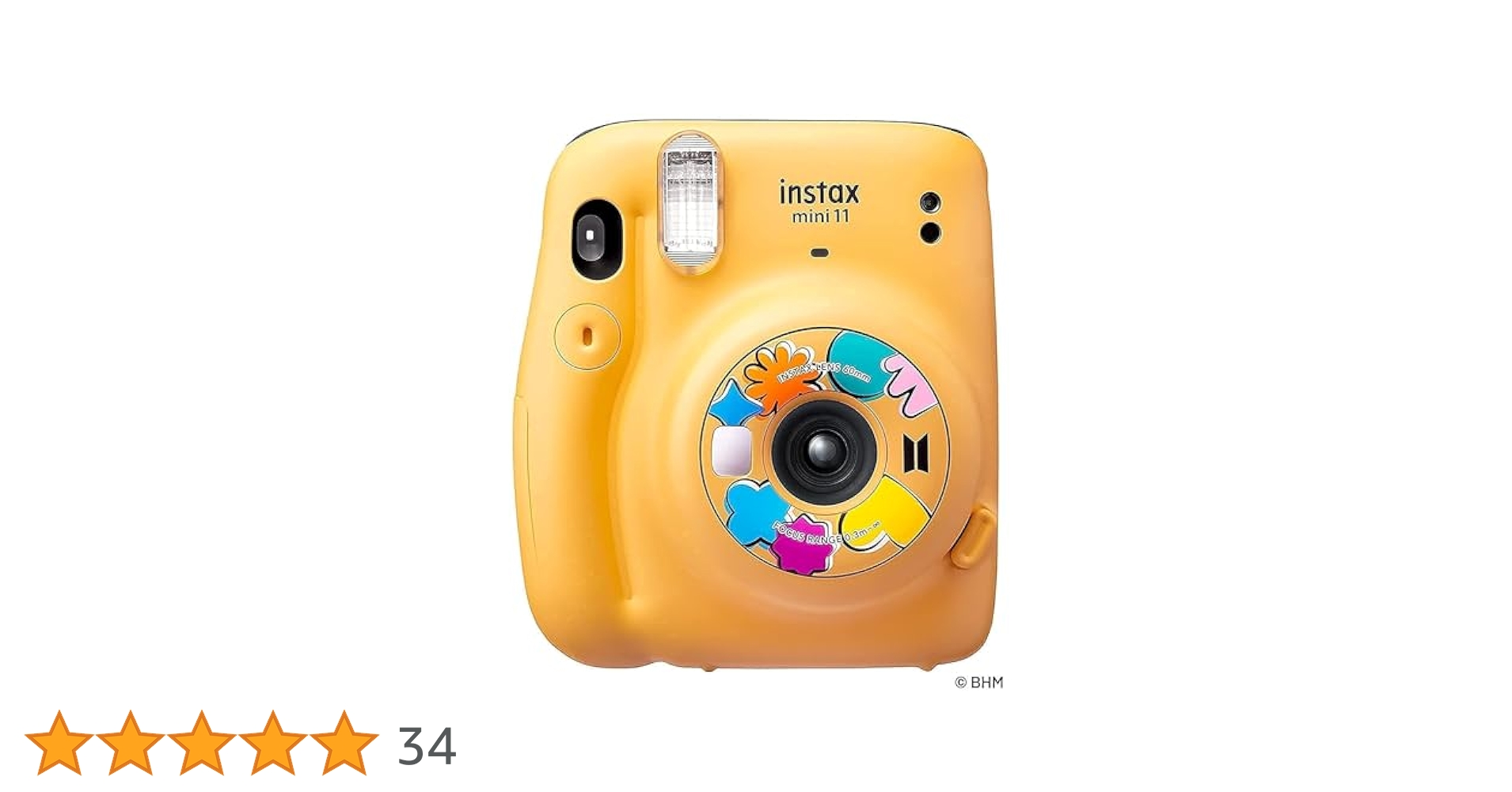 Fujifilm instax mini 11 イエロー FUJIFILM Instax Mini 11 黄色