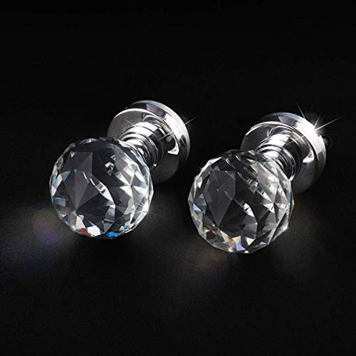 MIMORE - Pomelli per porta in cristallo da 60 mm