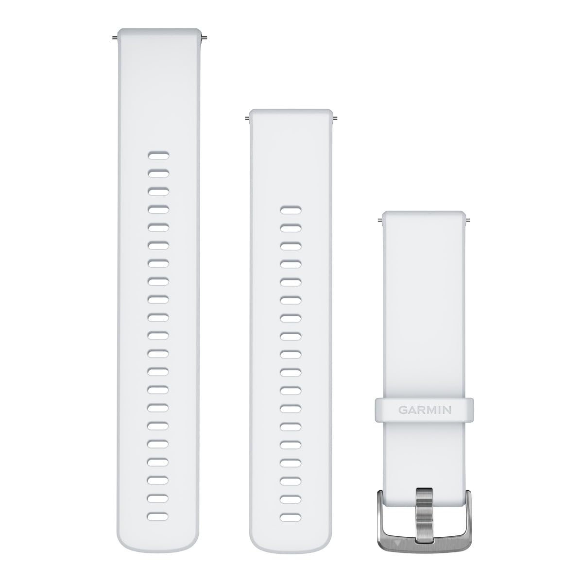 Garmin CINTURINO SMARTWATCH  sgancio rapido (22 mm) Bianco, Silicone
