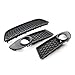 IBDLCXUOP Front Lower Bumper Fog Light Grilles Center Grill Vent Compatible with VW Polo GTI 2006-2009 Car Accessories(1 Pair Grill)