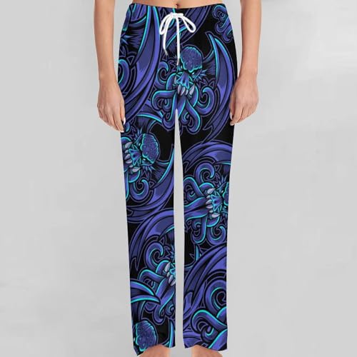 Cthulhu Esport Mascot Mens Pajama Pants Soft Lounge Pj Bottoms Lightweight Sleepwear Pants with Drawstring4