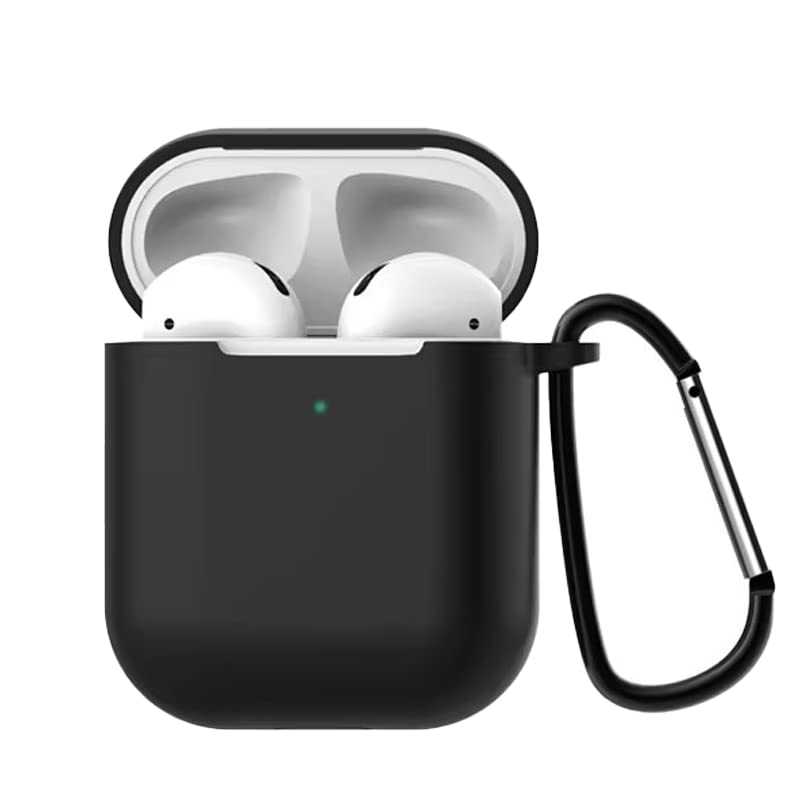 Consejos y comparativas para Comprar Generadores para casa al mejor precio. 30 JESWO Funda Airpods 2 Generacion, Case Airpods 2 Generacion, Funda de Silicona Delgada con Airpods Modelos 1 y 2, Compatible con Carga Inalámbrica, Negro