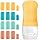 16 Pack Silicone Bottle Cover, Travel Essentials for Women Men, Beach Vacation Essentials, Cruise Essentials 2026, Travel Size Toiletries Accessories, Elastic Sleeves for Leak Proofing, must haves