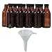 Produktbild Braune Apothekerflasche 100 ml BPA frei, made in Germany, inkl. Trichter 10er Set