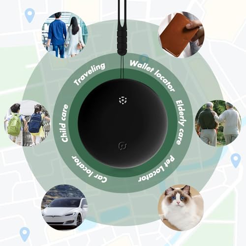 NAVESO Smart Tag Android Mini GPS Tracker ohne ABO mit Google Mein Gerät, finden App, nur Android, Smarttag für Schlüssel-Tracker, Koffer