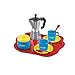 Aurora Store Set Caffettiera Giocattolo con Vassoio, tazzine, zuccheriera e cucchiaini Gioco per Bambini Moka Bar
