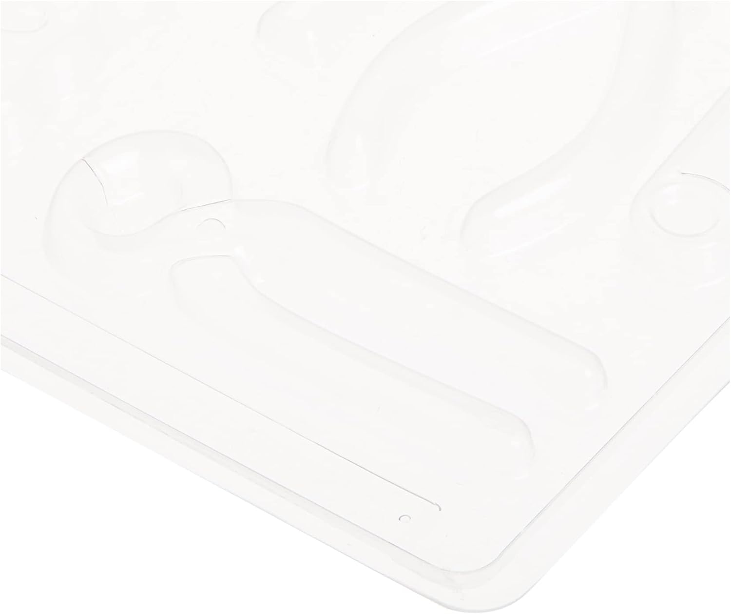 CybrTrayd Chocolate Candy Mold – Tools Assortment – 6 Cavities, Largest is 6” x 1-7/8” x 3/8” – For Candy, Cookies, Chocolate, Soap & Plaster – Includes Instructions