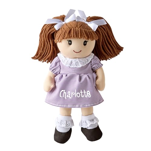 Muñeca de tela personalizada 10.5 pulgadas miniatura 1
