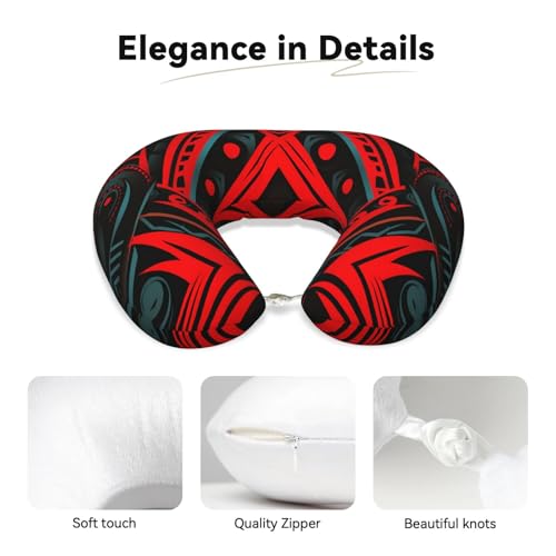 Almohada Viscoelástica U Cervical Negra 30 cm miniatura 4