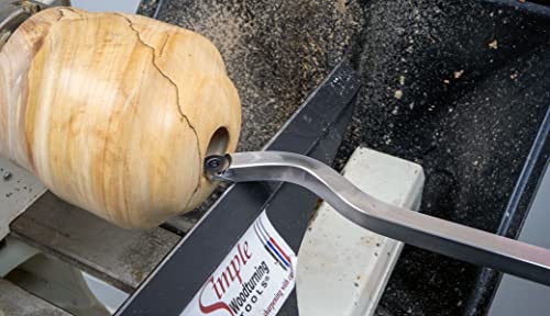 Simple Woodturning Swan Neck Hollower