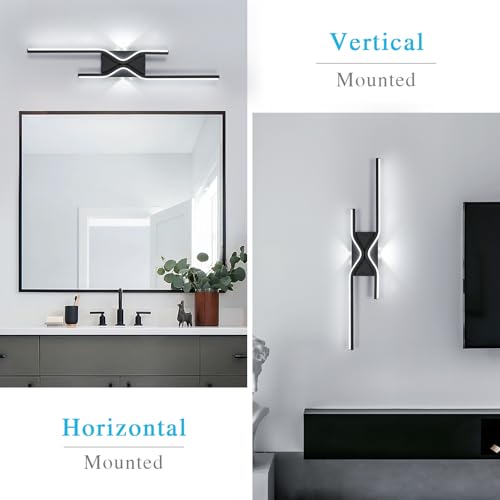 Lámpara de pasillo interior Goeco LED de 60cm para escaleras oscuras 4
