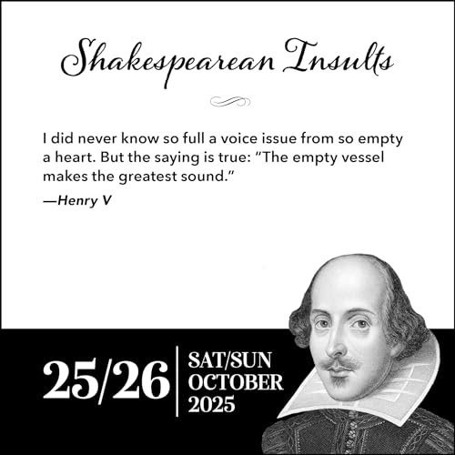 9781524889470 Shakespearean Insults 2025 Day-To-Day Calendar thumb #4