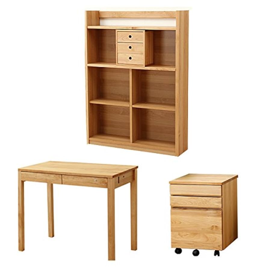 Amazon.co.jp: 杉工場 学習机・デスク レグシー 3点セット