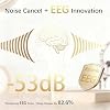 H8 Sleep Earbuds 53dB High-Frequency Noise Reduction, Small Earplugs for Side Sleepers, 80H Playtime, Snore Blocking Comfortable Earbuds, Bluetooth 5.4 Ear Plugs for Side Sleeper, Airplane