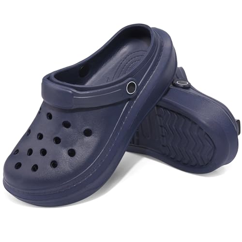 Image of VONMAY Men's Women's Clogs, Breathable Garden Shoes Adjustable Slides