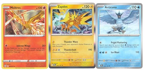 Articuno Zapdos Moltres Pokemon Legendary Card Lot Journey Together Twilight Masquerade - 032/159