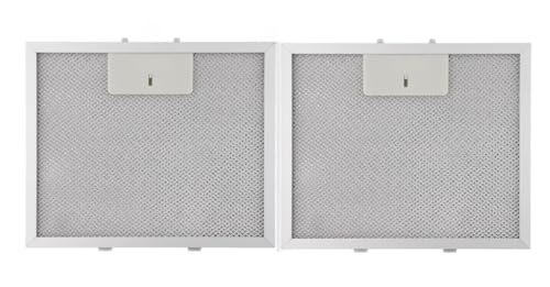 StarRing Filtro de campana extractora de malla de 210 x 250 x 9 mm para campanas extractoras de 5 capas de filtración de grasa, accesorios de filtro de aluminio plateado (2 unidades)