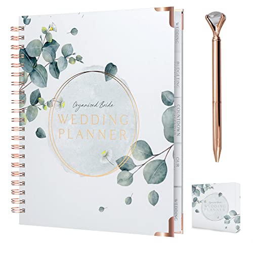 Performore Wedding Planner Book with Gift Box, Checklist, and Organizer