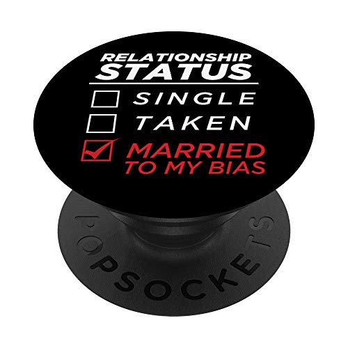 Kpop Korean Pop Music Fab Married To My Bias PopSockets Grip and Stand for Phones and Tablets