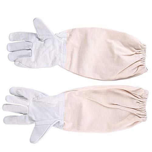 HOTEU Gants d'apiculture Gants de Protection Enfants - Gants D'apiculture À Manches Longues Expérience De La Ferme Apicole pour Enfants Visite Cover