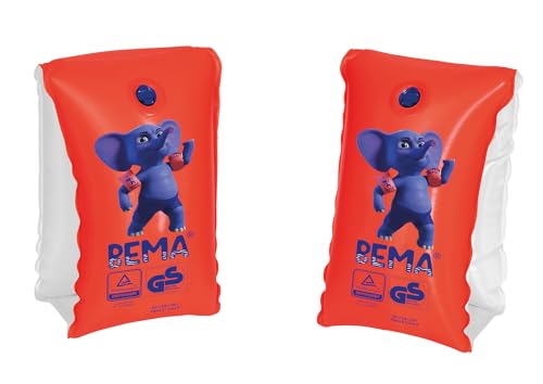 Bema® Schwimmfluegel, orange, Gr. 0, 14,5 x 19,5 cm, Höchstgewicht: 30 kg, für Kinder von 1-6 Jahren