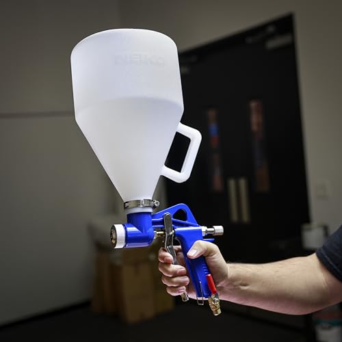 Image of NEIKO 31227A Drywall Texture Sprayer, Air Texture Gun with 1.2 Gallon Hopper Gun, 3 Nozzles: 4 mm, 6 mm, 8 mm, Stucco Mud or Popcorn on Walls and Ceiling, Knockdown, Spray Gun with Handle