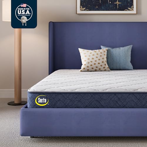 Serta Five Star Mattress Tranquility 10" Medium, Zoned Lumbar Support, Pressure Relief, Cooling Foam, Bed in a Box Queen Size Mattress, 100 Night Trial, 10-Year Limited Warranty by Serta - Used condition - US$379.05
