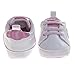 Josmo Infant Girls Fashion Sneakers Newborn Soft Sole Star and Heart First Walking Shoes Pink 4 Infant