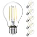 Produktbild LEDYA LED Glühbirne E27, LED E27 Warmweiss 8W Ersetzt 60W Halogenbirne, E27 LED Vintage Lampe Energie Sparen, nicht Dimmbar, 25000 Stunden Lebenszeit, Filament Klar, 2700K, 6 Stück