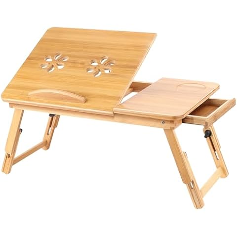 Shoze Bamboo Folding Laptop Table Cover