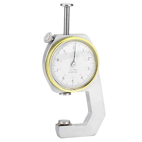 Calibrador de espesores, herramienta de medición para joyería en aleación de aluminio, comprobador de grosor, micrómetro de espesor, probador de espesor para joyería miniatura 6