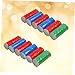 PLAFOPE 12pcs Stainless Steel Rust Removal Stick Kitchen Cleaning Brush for Stains Oil and Rust Random Colors for Kitchenware Sinks and Tiles