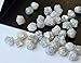 Gems For Jewels 5-6.5mm White Gray Raw Diamond, 5 Pcs Loose Natural Rough White Gray Earth Mined Uncut Diamond For Jewelry - PPRGK1, 5-6.5 MM Approx.