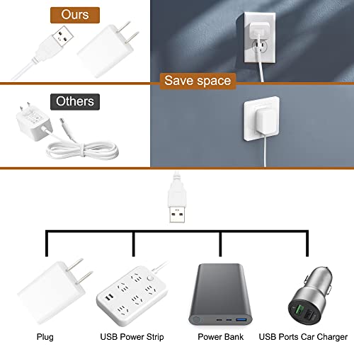 Image of Under Cabinet Lights, 12 Inch Dimmable LED Under Cabinet Lighting, Natural White 4000K, Slim Under-Counter Light Fixtures with Memory Function, Under Counter Lights for Kitchen, Desk Light Bar