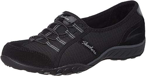 Skechers Sport Women's Breathe Easy Allure Fashion Sneaker,Black,9 M US
