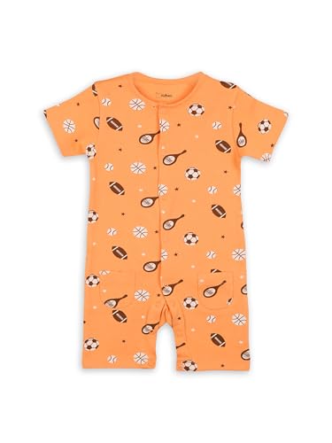Image of Kidbea Cotton Baby Romper | Cute Printed Bodysuit Infant Kids Casual Wear