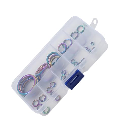 40PCSカラフルな釣り竿のアイガイドリングセット交換用修理アクセサリーファミリーフィッシングエッセンシャル