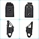 HYS Radio-Halterung, verstellbar, kompatibel mit Baofeng UV5R Motorola GP328 Plus Tlkr T92 H2O T42 Talkabout Small Walkie Talkie