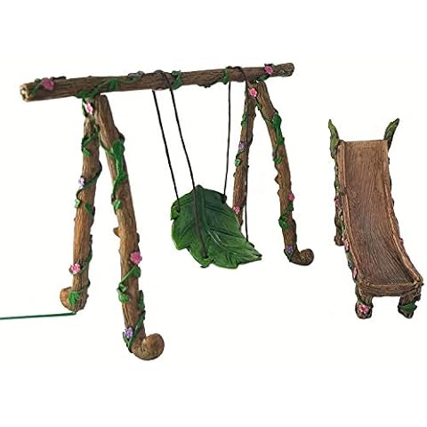 GlitZGlam Fairy Garden Swing and Slide Set Cover