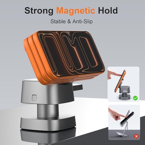 AIYUNDI 4 in 1 Wireless Charging Station for Apple Devices with Night Light, Mag-Safe Charger Stand, 15W Fast Charging for iPhone 17/16/15/14/13/12 Series, iWatch & AirPods(with USB-C Cable) - image 5