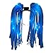 blinkee Blue LED Noodle Headband Flashing Dreads - 12 Bright Blue LEDs - Virtually Indestructible