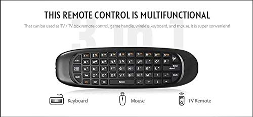 Image of Universal TV Remote Air Mouse, Wireless Keyboard Fly Mouse 2.4GHz Connection Air Remote Keyboard Mouse for Android TV Box /PC /Smart TV /Projector /HTPC /All-in-one PC /TV