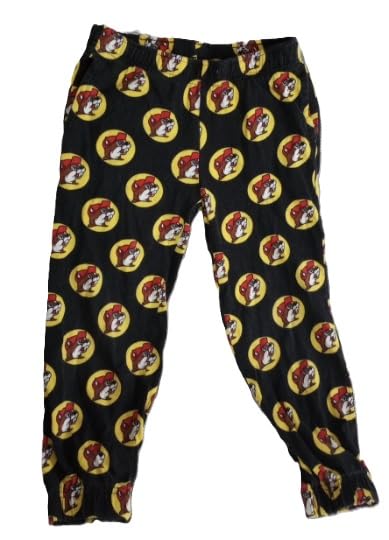 Black Printed Pajama Pant Sleepwear for Adults, Men and Women