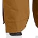 Carhartt Men's Loose Fit Firm Duck Insulated Bib Overall, Carhartt Brown, Medium