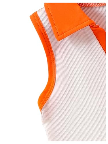 WDIRARA Toddler Girl's 2 Piece Outfits Floral Patched Collar Tank Wrap Skirt Shorts Set Summer Outfits4