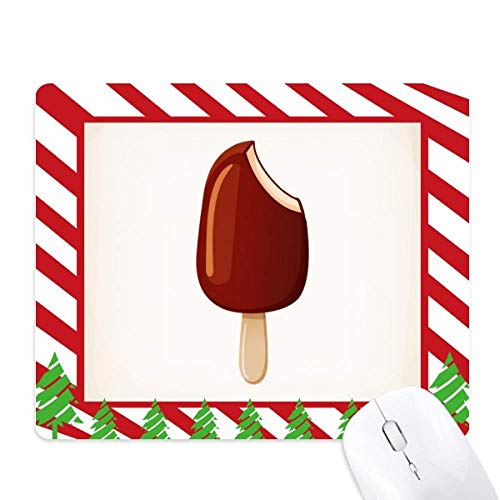 Tapis de souris canne de noël et crème glacée idée cadeau de fête