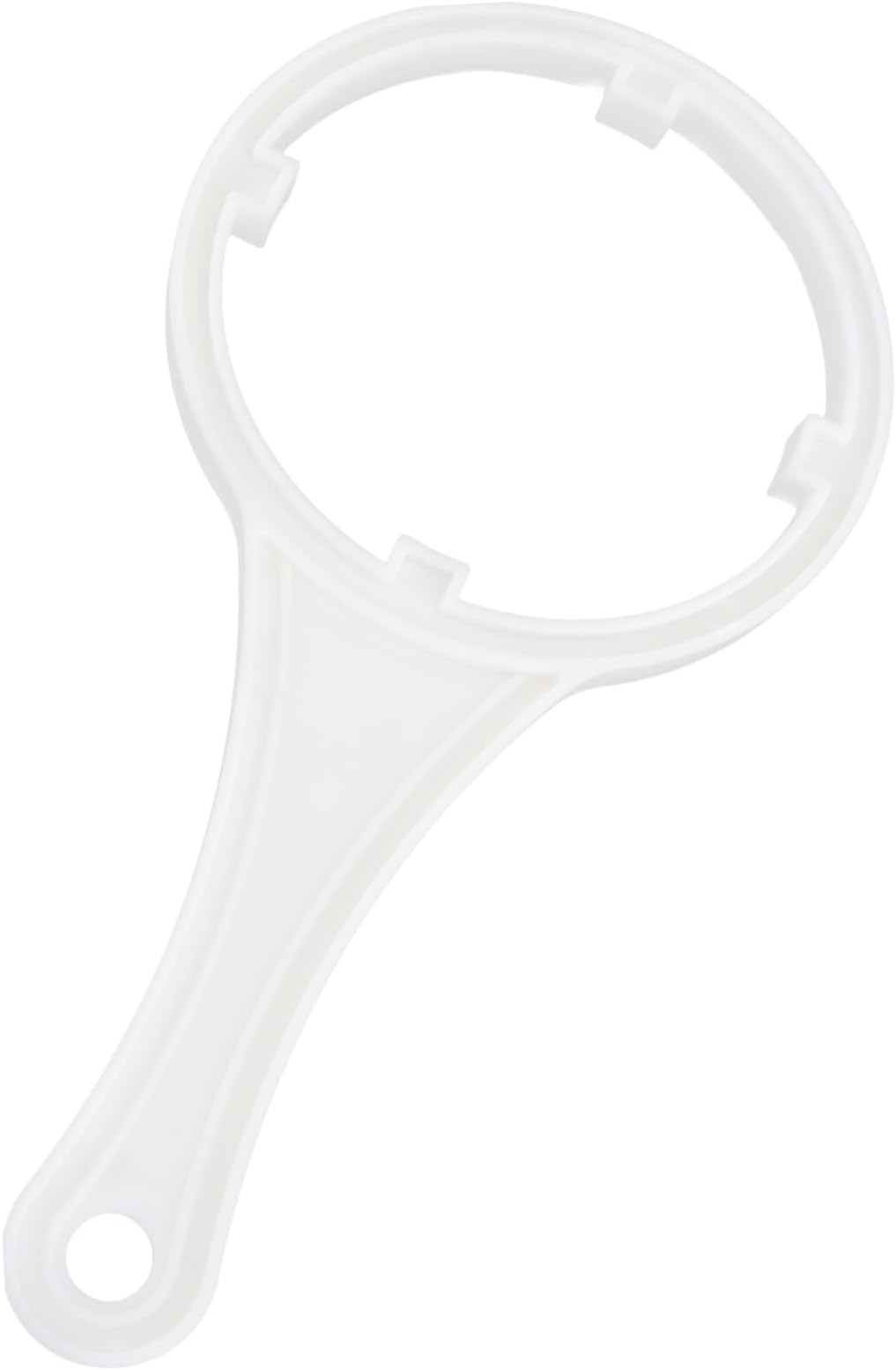 1Pc Plastic Filter Housing Wrench Spanner for Water Purifier Compatible with Various Ro Models Durable White Water Filter Tool