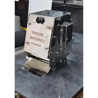 Image of Vinayak Machine 15X14X18 Inch Automatic Roti Pressing Machine | 500-600 Roti Per Hour Capacity | Stainless Steel Commercial Chapati Press Machine OutPut Depends On The Usage