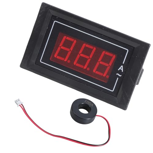Easy Installs AC 100A Current Meter with Clear LCD Screen Laboratory Testing Device for Electricians & Enthusiasts