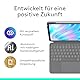Logitech Combo Touch Tastatur-Case für iPad Air 11 Zoll (M2 und M3), iPad Air (5. Generation) – Abnehmbare Tastatur mit Hintergrundbeleuchtung und Halterung, Deutsches QWERTZ-Layout - Grau